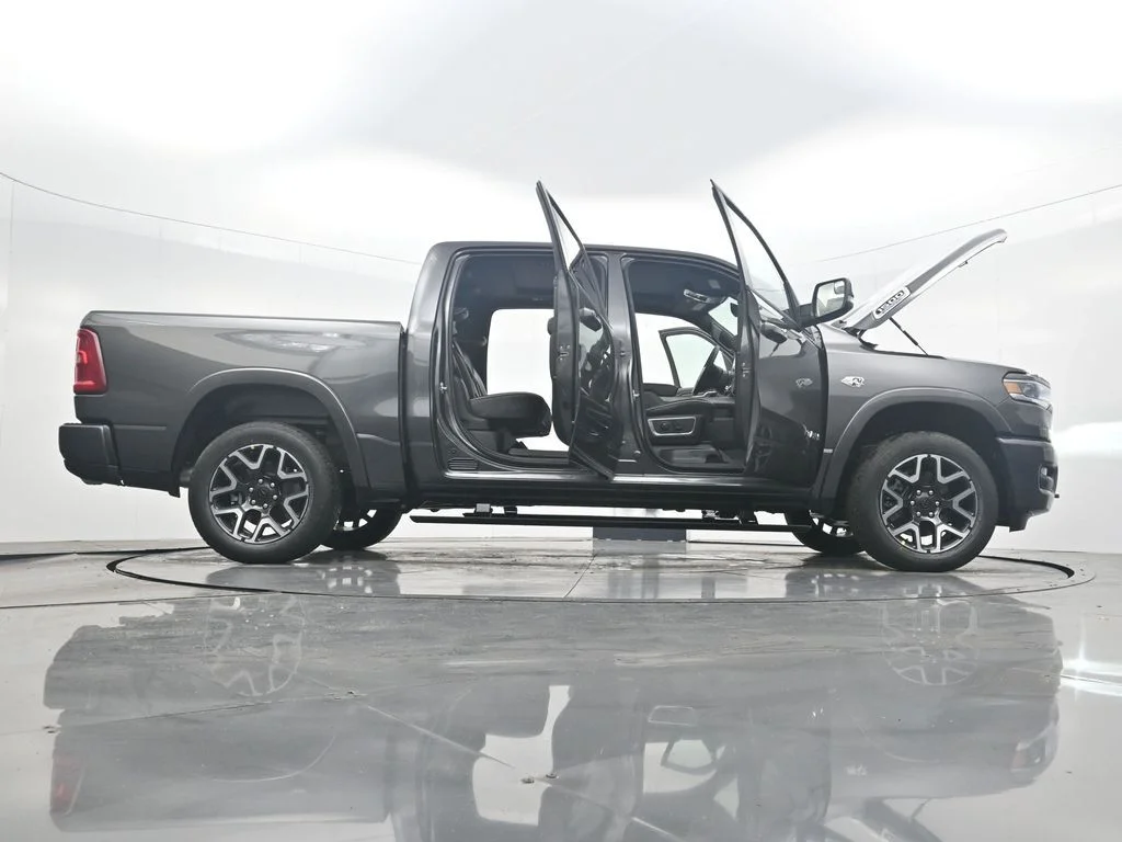 New 2026 Granite Crystal Metallic Clear-Coat Exterior Paint RAM Laramie image 47
