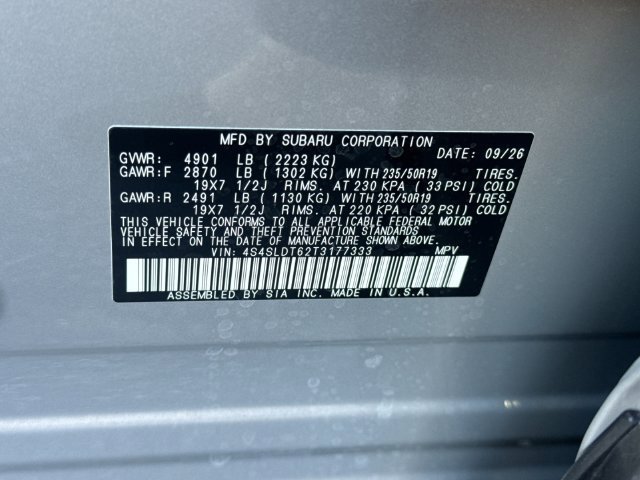 New 2026 RIVER ROCK PEARL Subaru Touring image 35