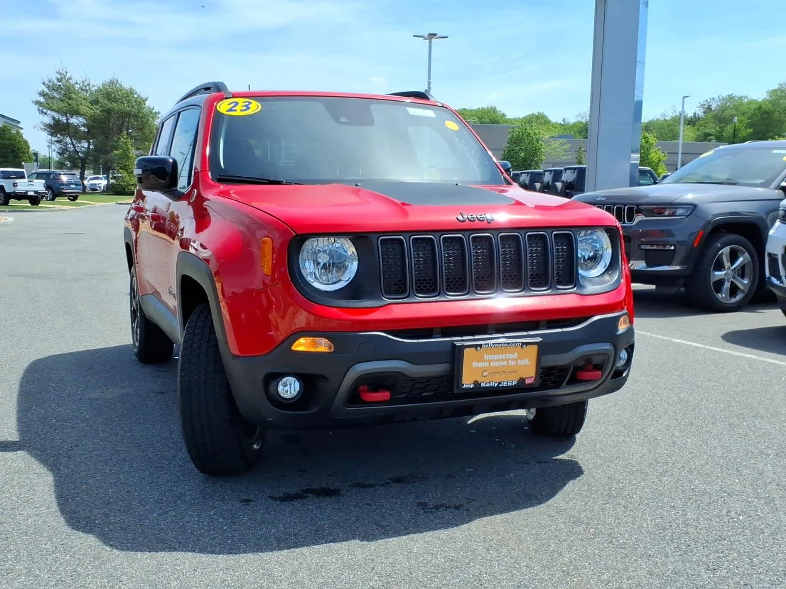 Certified Used 2023 Colorado Red Clearcoat Jeep Trailhawk image 4