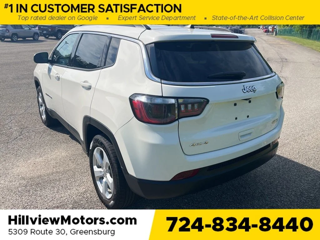 Used 2021 White Clearcoat Jeep Latitude image 4