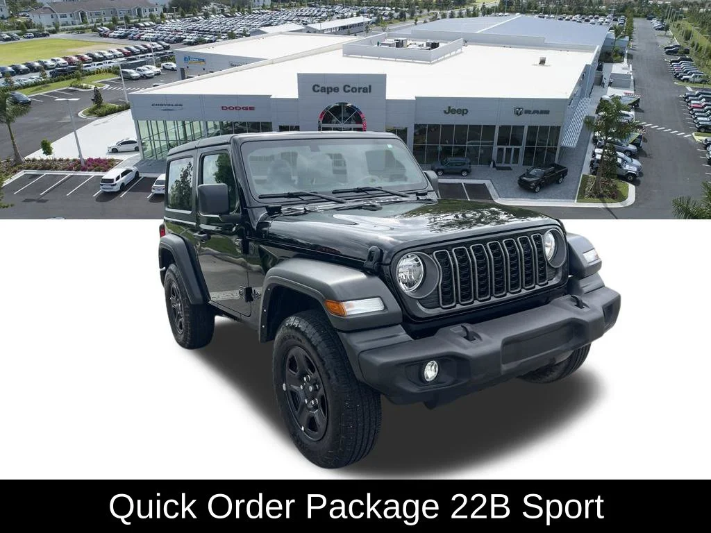 Certified Used 2025 Black Jeep Sport image 3