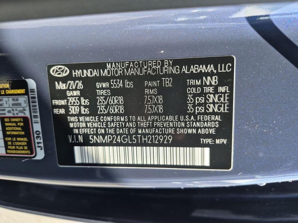 New 2026 Blue Hyundai SEL FWD image 35