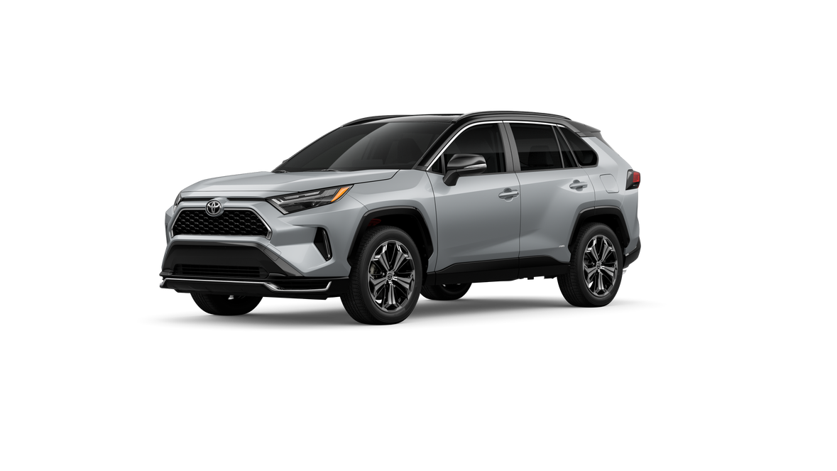New 2025 Silver Sky Metallic/Midnight Black Metallic Roof Toyota XSE image 2
