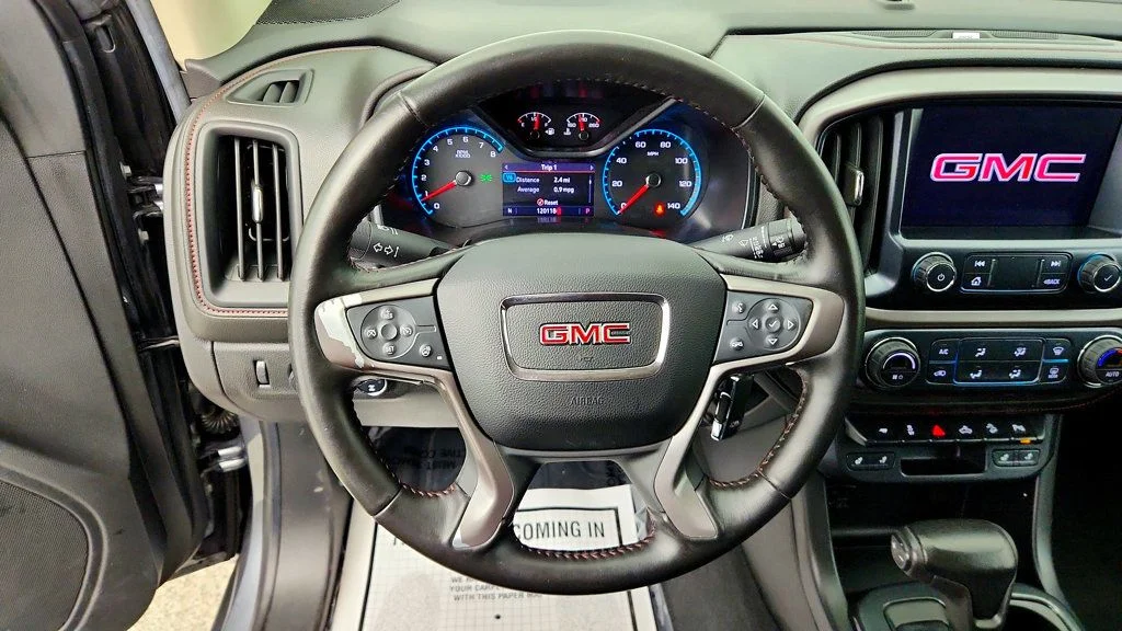 Used 2019 Satin Steel Metallic GMC 4WD Crew Cab 128.3