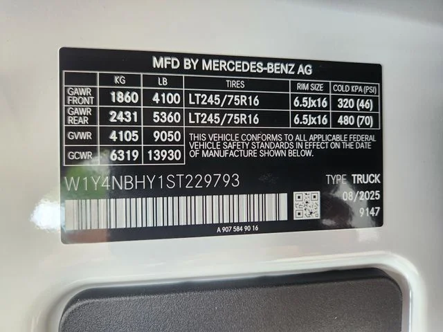 2025 Mercedes-Benz Sprinter Cargo Van Base - Photo 23