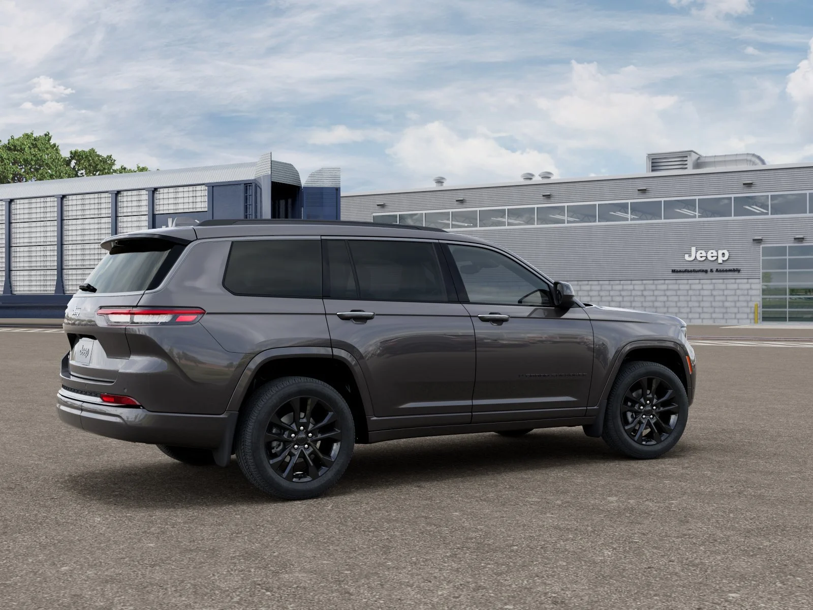 New 2026 Baltic Gray Metallic Clear-Coat Exterior Paint Jeep Limited Reserve image 4