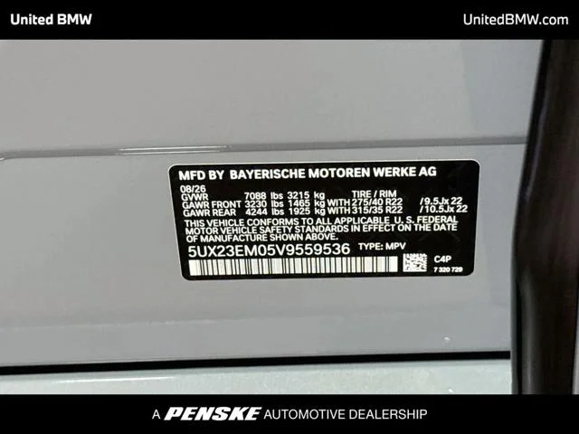 New 2027 Brooklyn Grey Metallic BMW X7 40i image 23