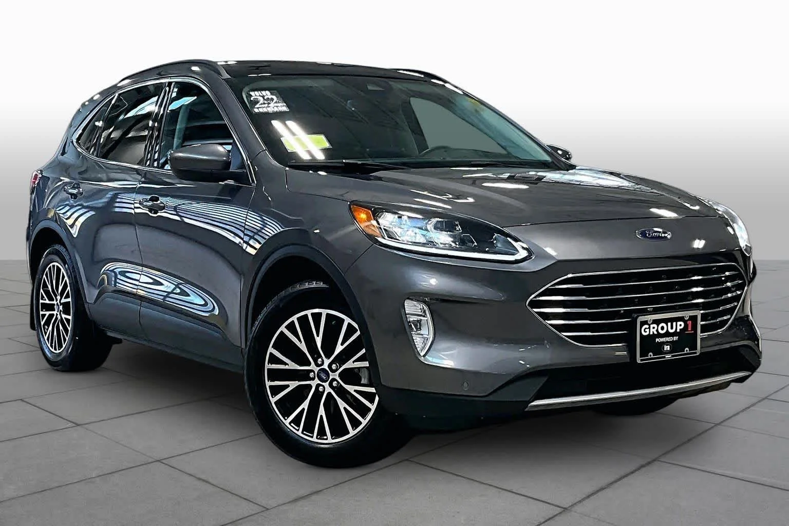 Used 2022 Carbonized Gray Metallic Ford Titanium Plug-In Hybrid image 3