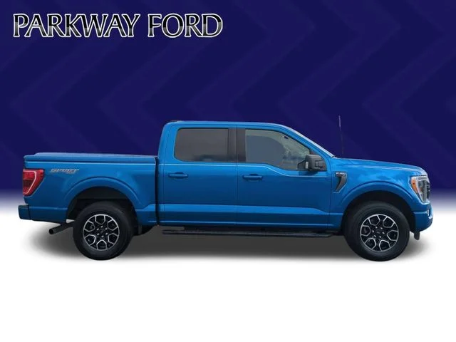 Used 2021 Blue Ford XLT image 6