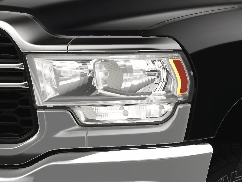 New 2024 Diamond Black Crystal Pearl-Coat Exterior Paint RAM Tradesman image 40