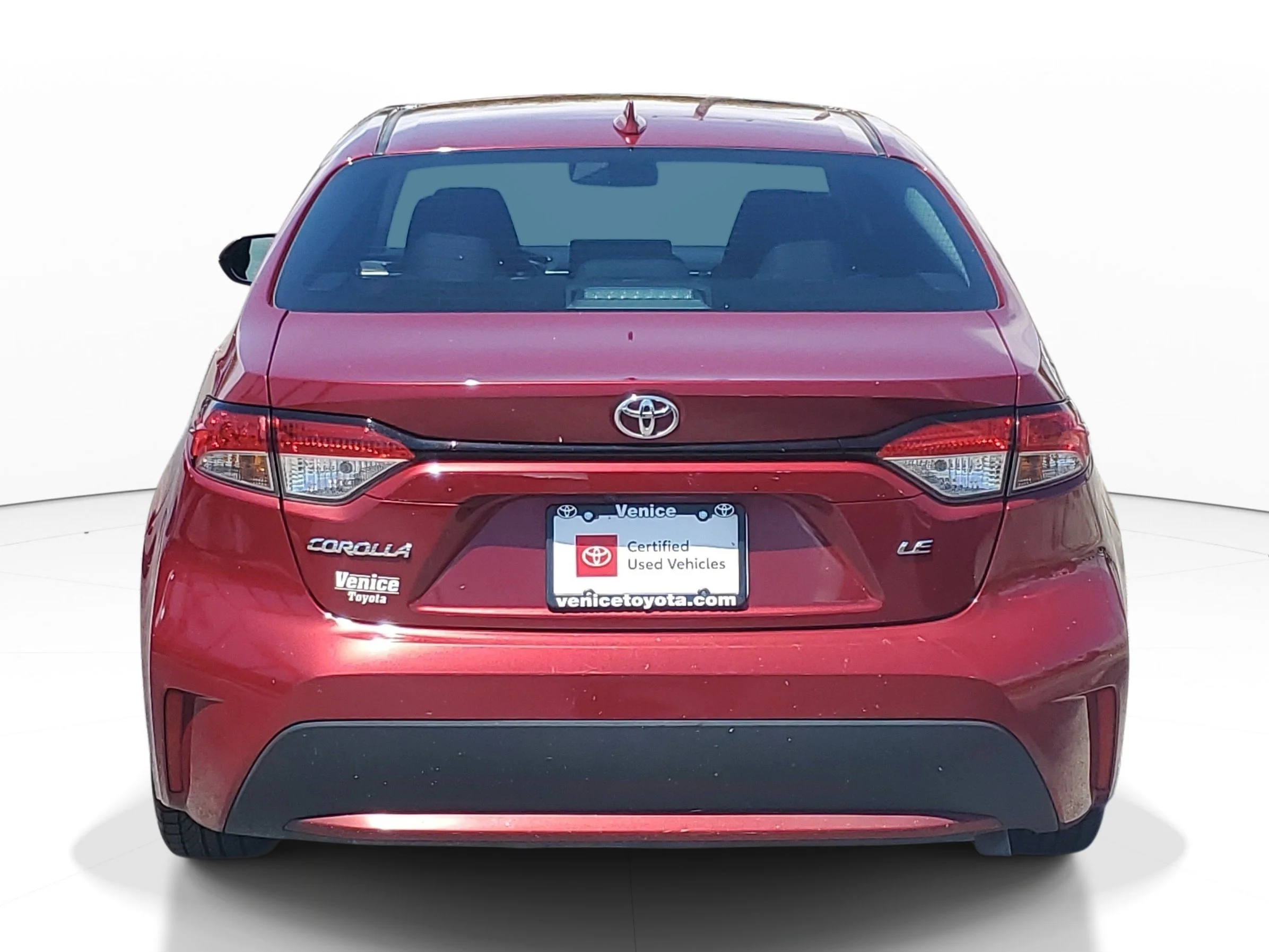 Used 2022 Ruby Flare Pearl Toyota LE image 5
