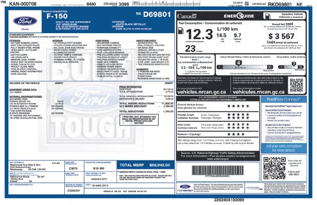 Used 2024 Black Ford XLT image 34