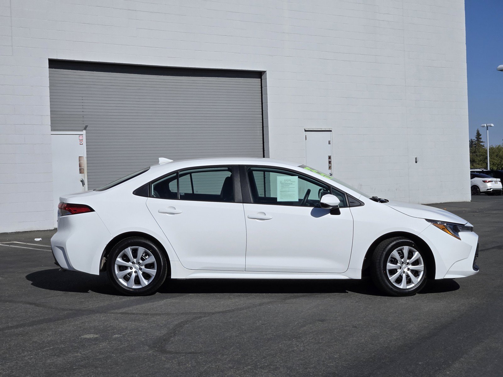 Used 2025 White Toyota LE image 3