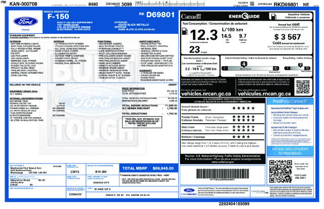 Used 2024 Black Ford XLT image 34