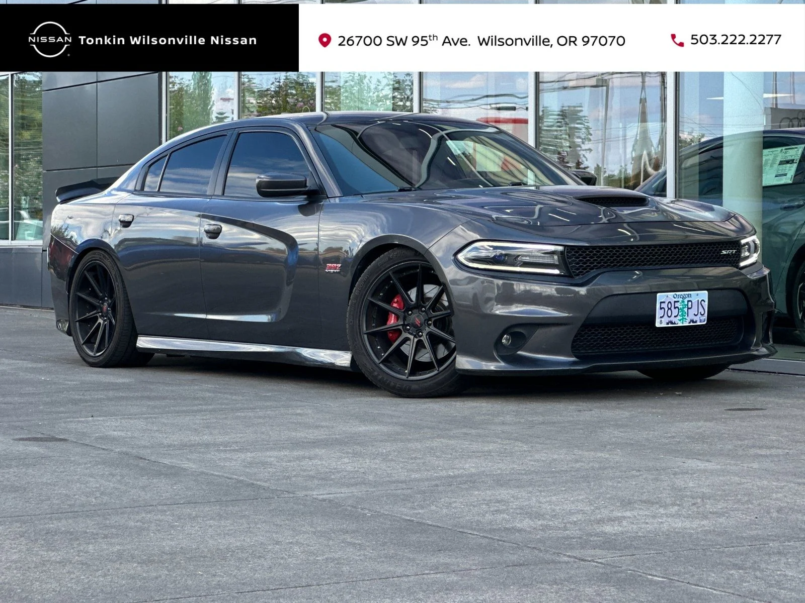 Used 2017 Granite Crystal Metallic Clearcoat Dodge R/T Scat Pack image 1