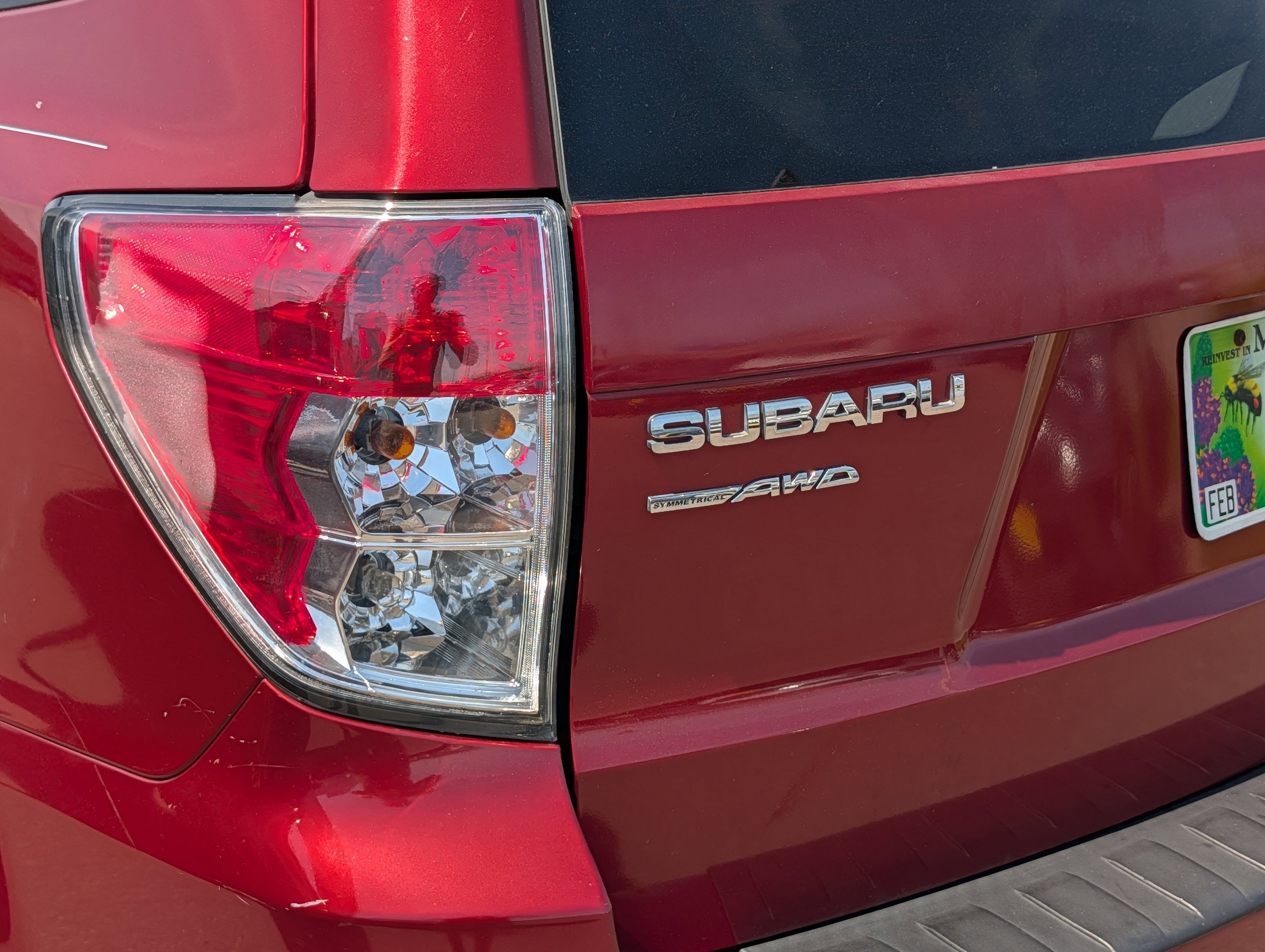 Used 2010 Camellia Red Pearl Subaru 2.5X Premium image 17