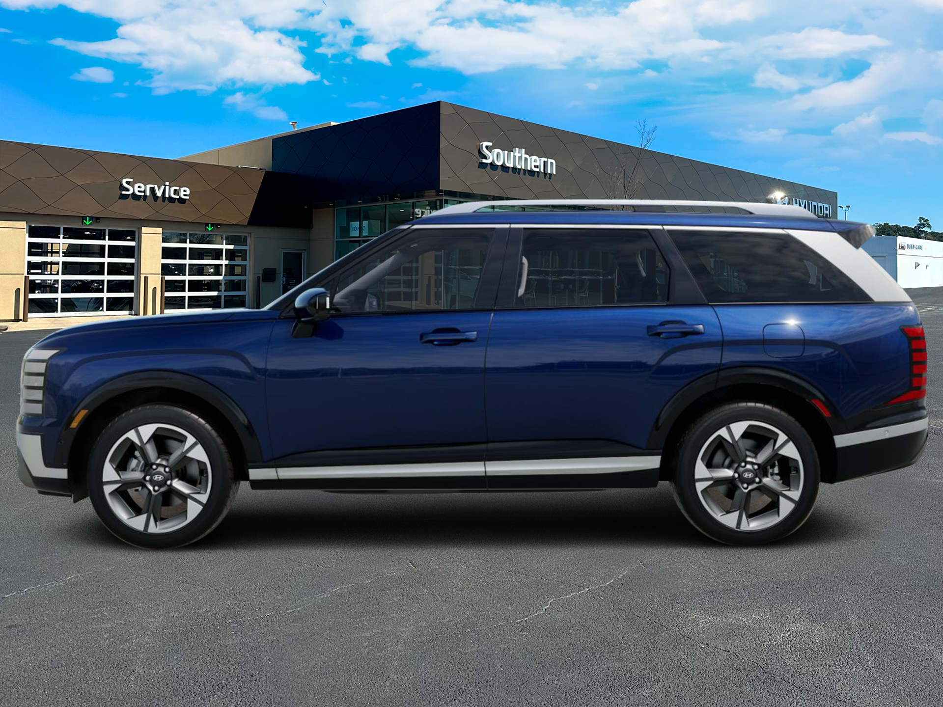 New 2026 Blue Hyundai Limited FWD image 3
