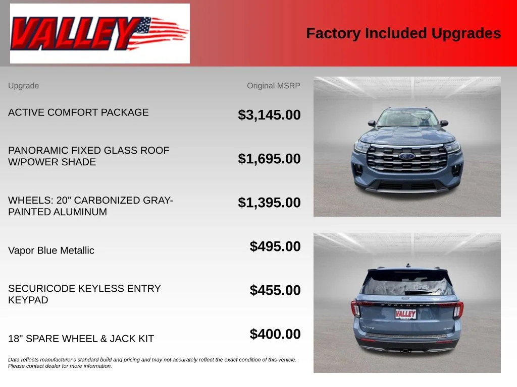 New 2026 Vapor Blue Metallic Ford Active image 4