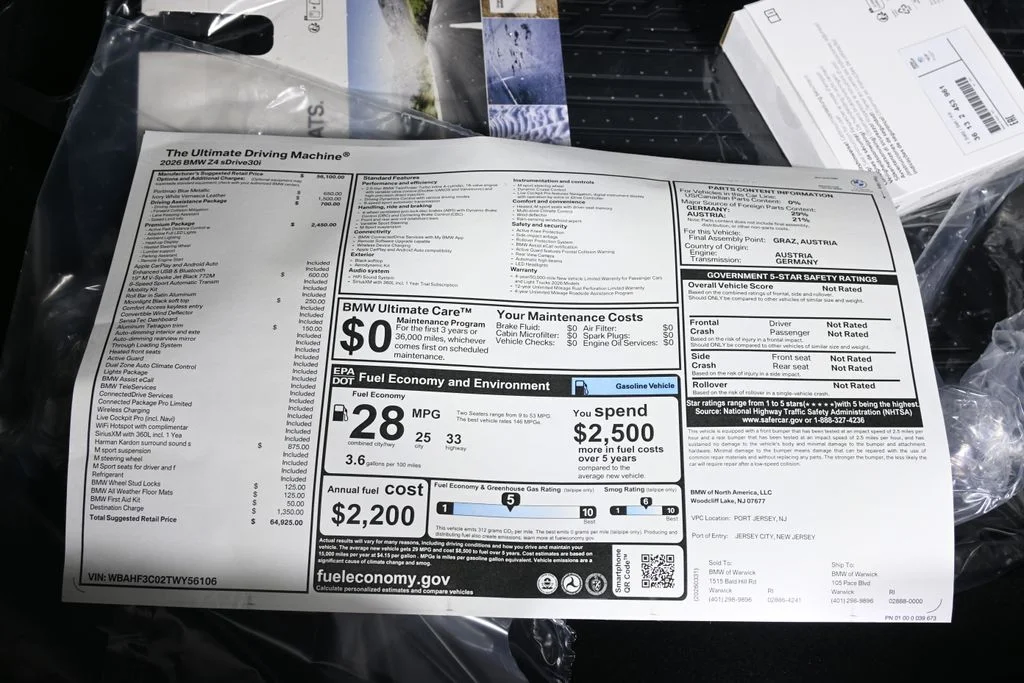 New 2026 Blue BMW sDrive30i image 42