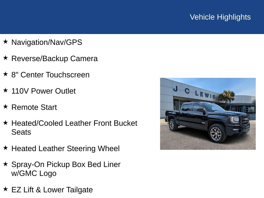 Used 2017 Onyx Black GMC SLT image 30