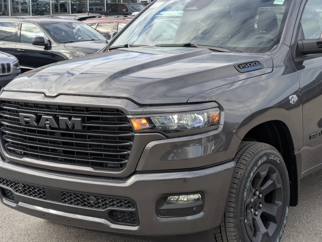 New 2026 Grey RAM Sport - - 5.7L HEMI V8 - Trailer Brake Control - 27-Gal Fuel Tank - Mopar Mats & More! image 10
