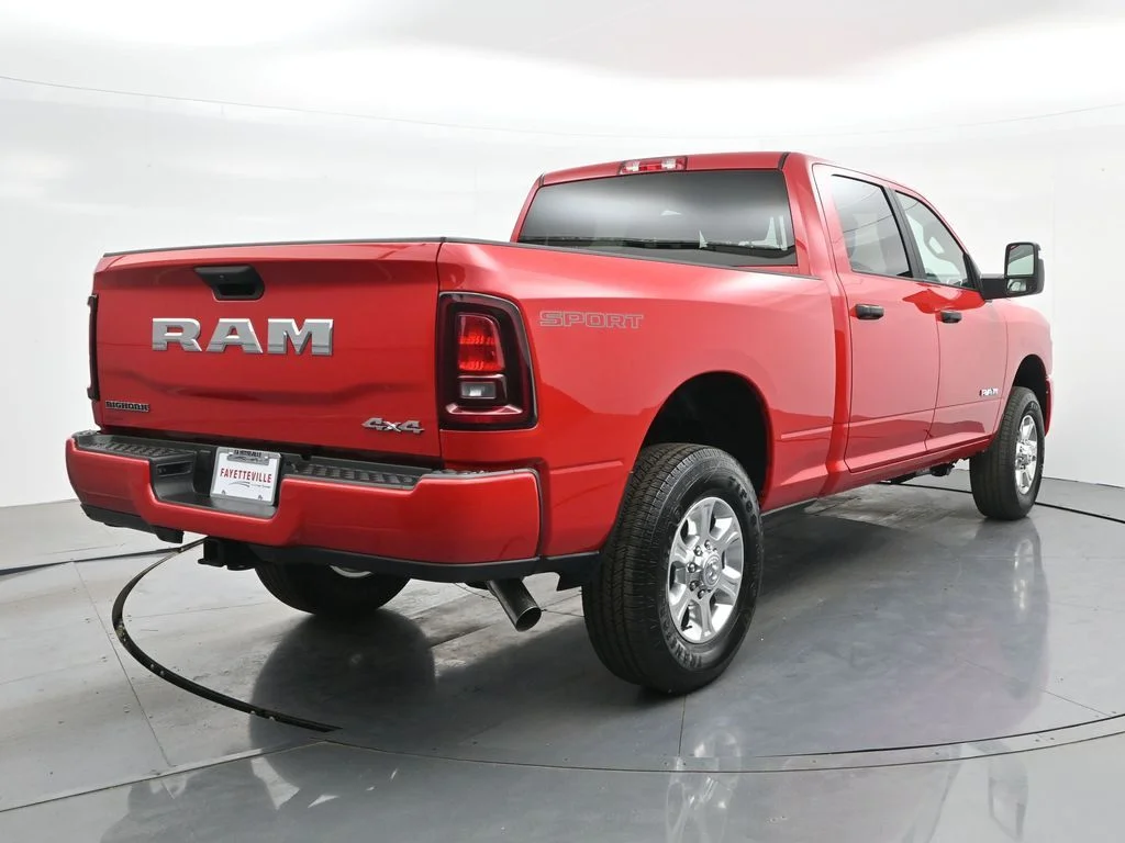 New 2026 Flame Red Clear-Coat Exterior Paint RAM Big Horn image 7