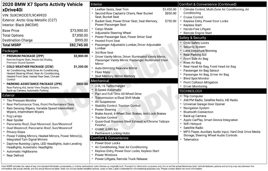 Certified Used 2020 Gray BMW xDrive40i image 68