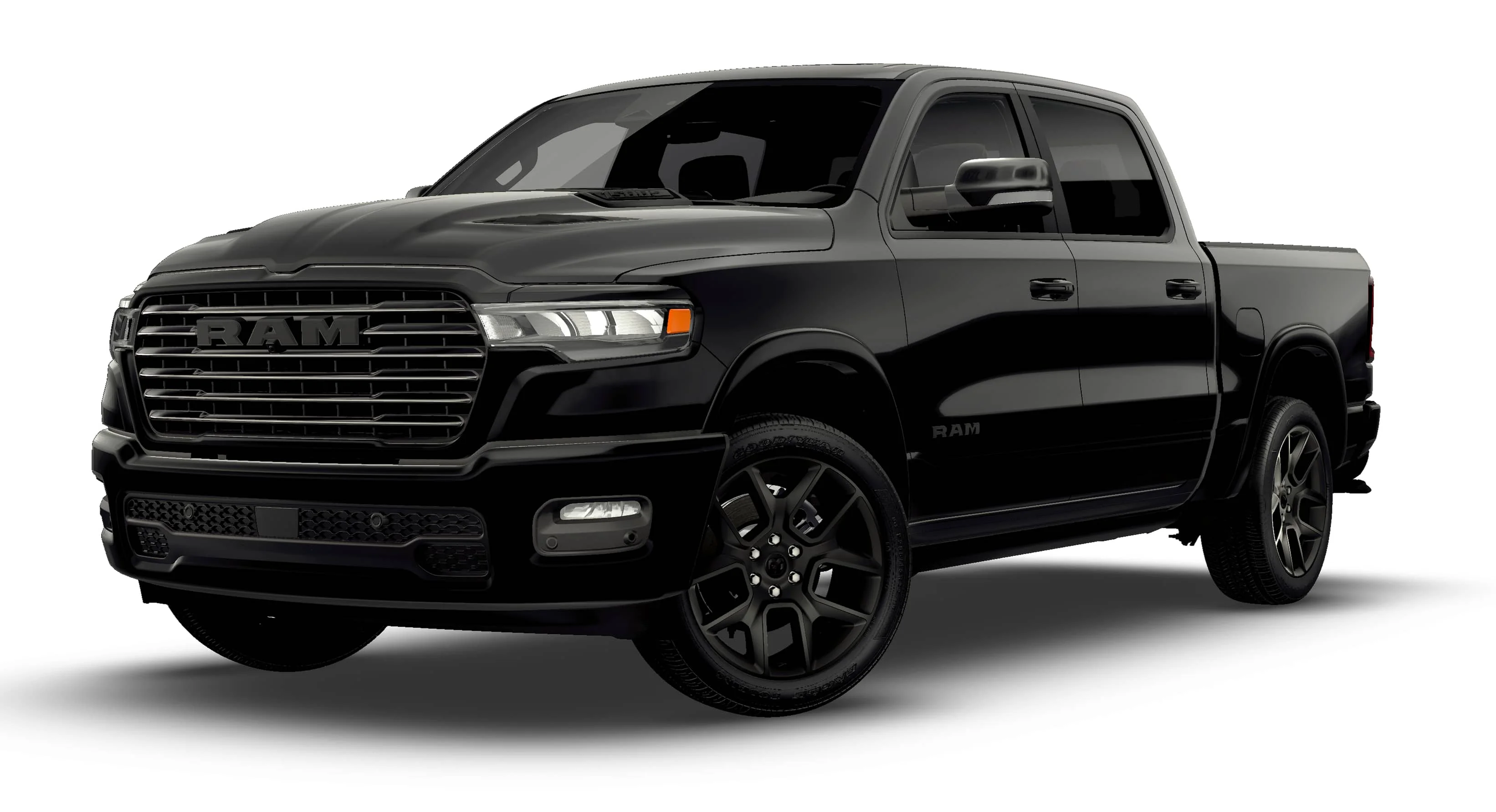 New 2026 Diamond Black Crystal Pearl-Coat Exterior Paint RAM LARAMIE image 13