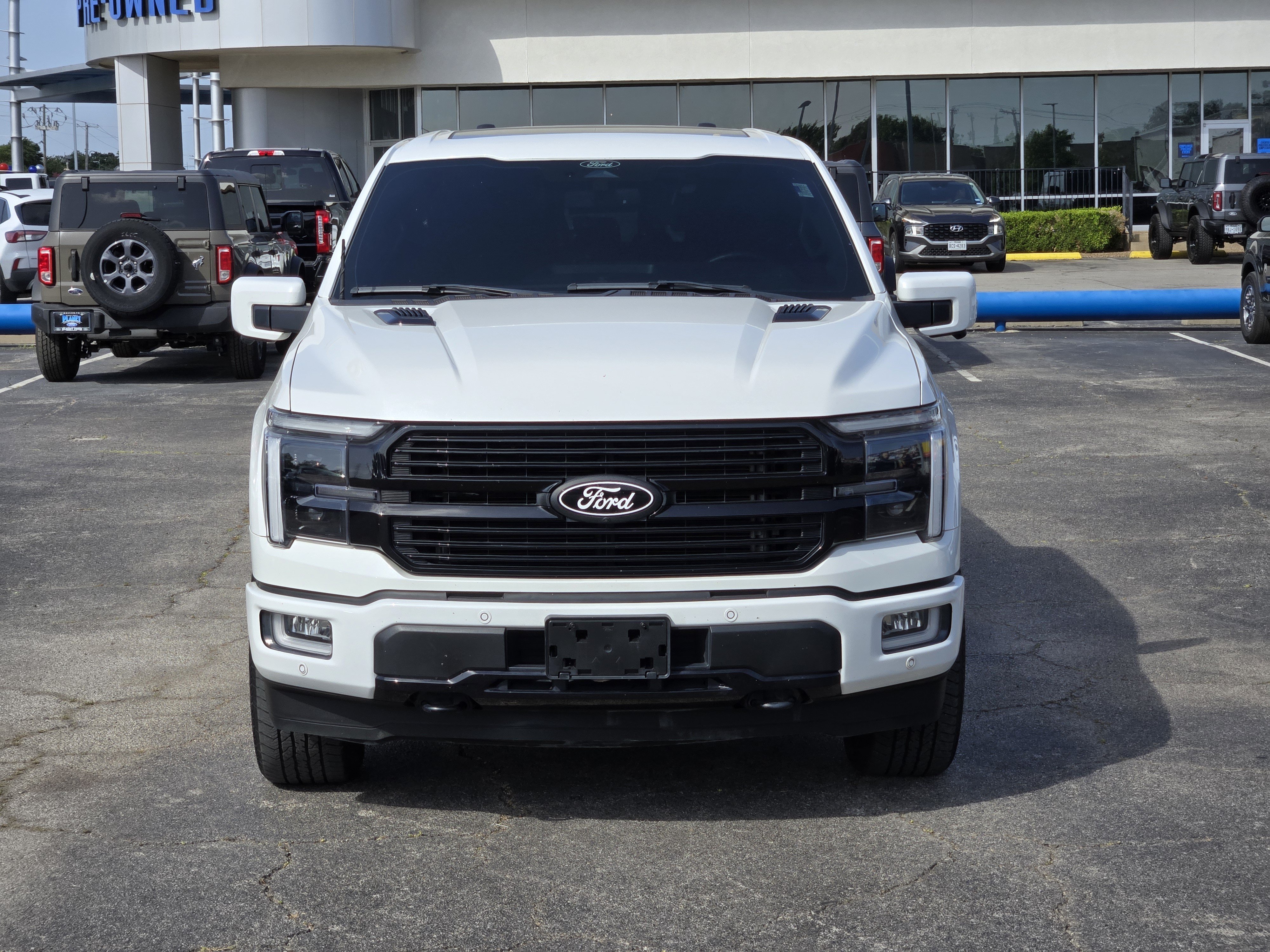 Used 2024 White Metallic Ford Platinum image 2