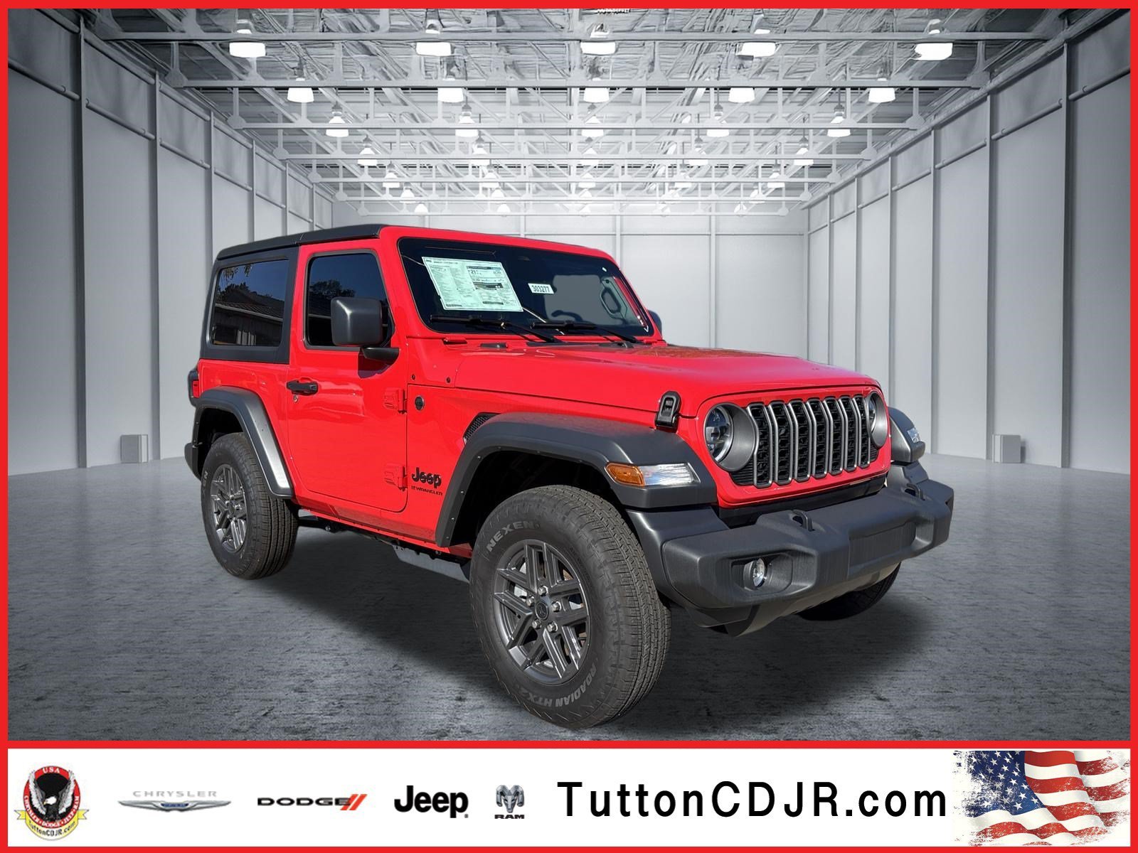 New 2026 Firecracker Red Clearcoat Jeep Sport S image 1