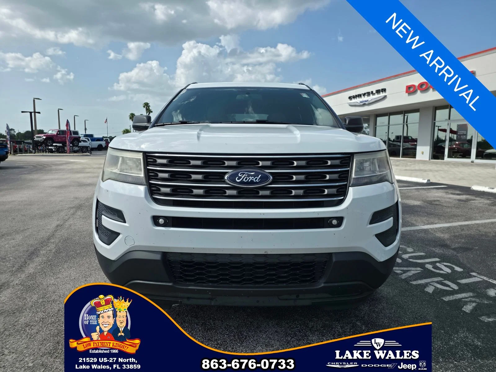 Used 2017 Ford Explorer Base with VIN 1FM5K8B81HGD65271 for sale in Lake Wales, FL