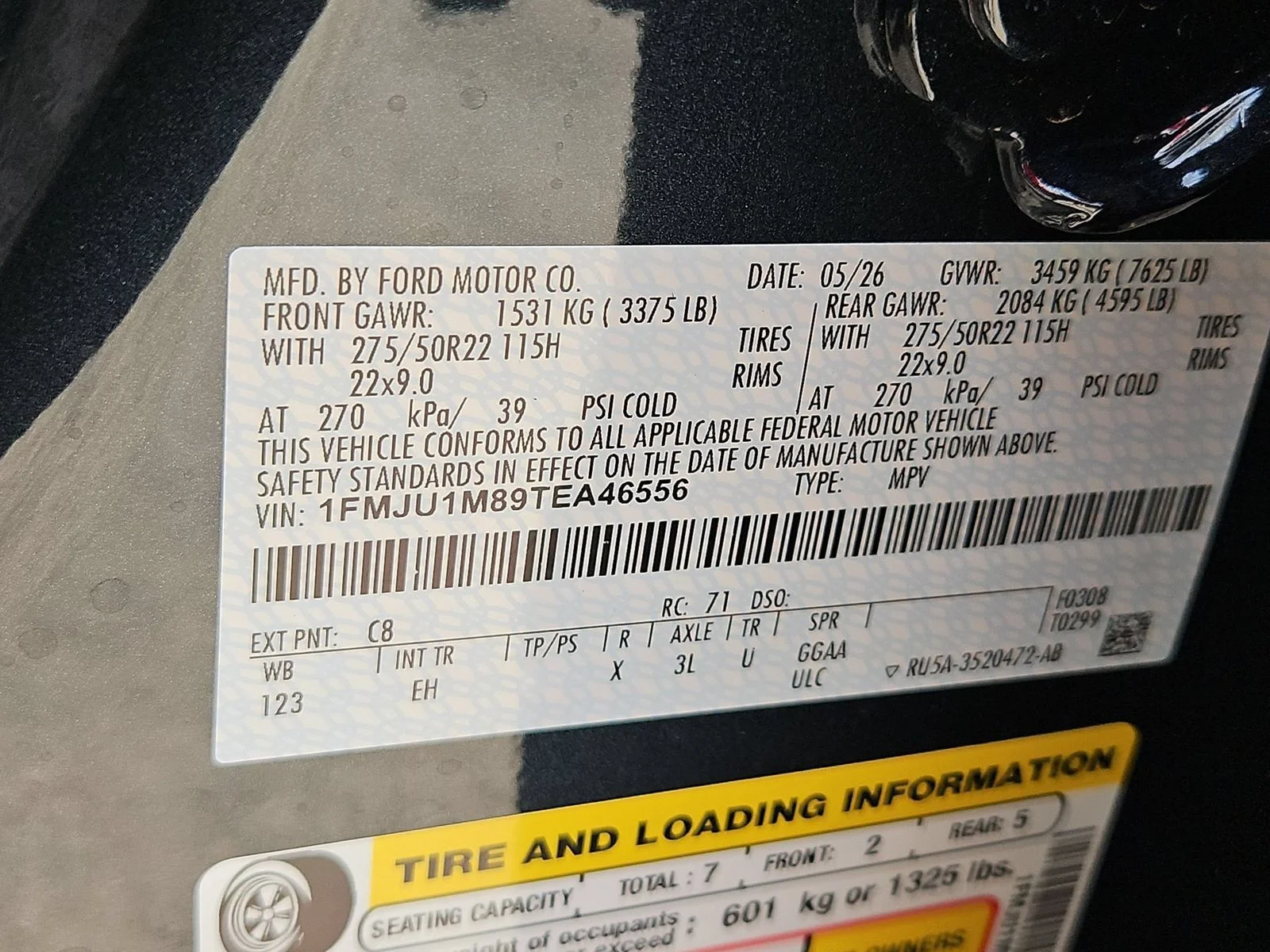 New 2026 Stone Blue Metallic Ford Platinum® image 30