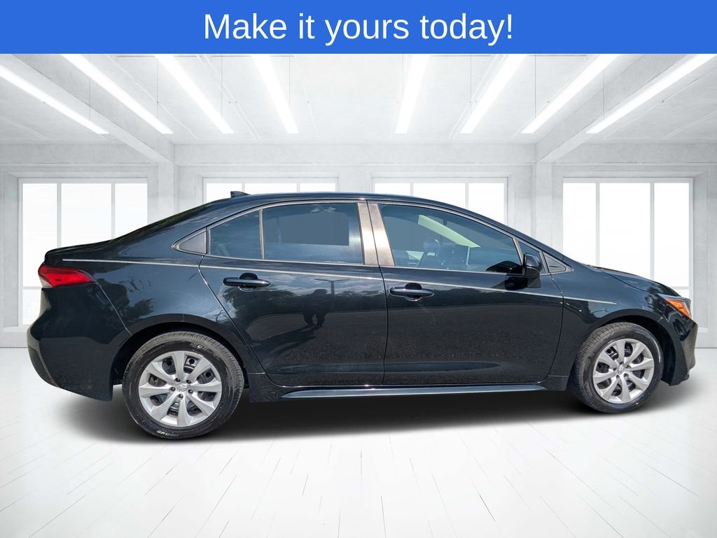 Used 2021 Black Toyota LE image 2