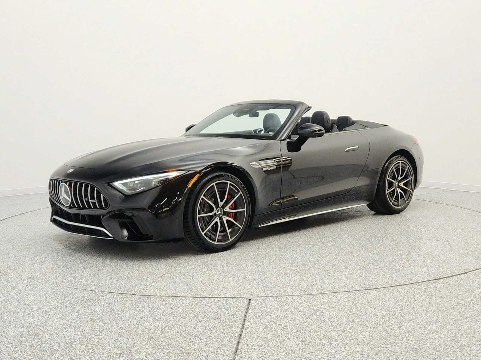 Certified Used 2022 Obsidian Black Metallic Mercedes-Benz AMG® SL 55 Roadster image 1