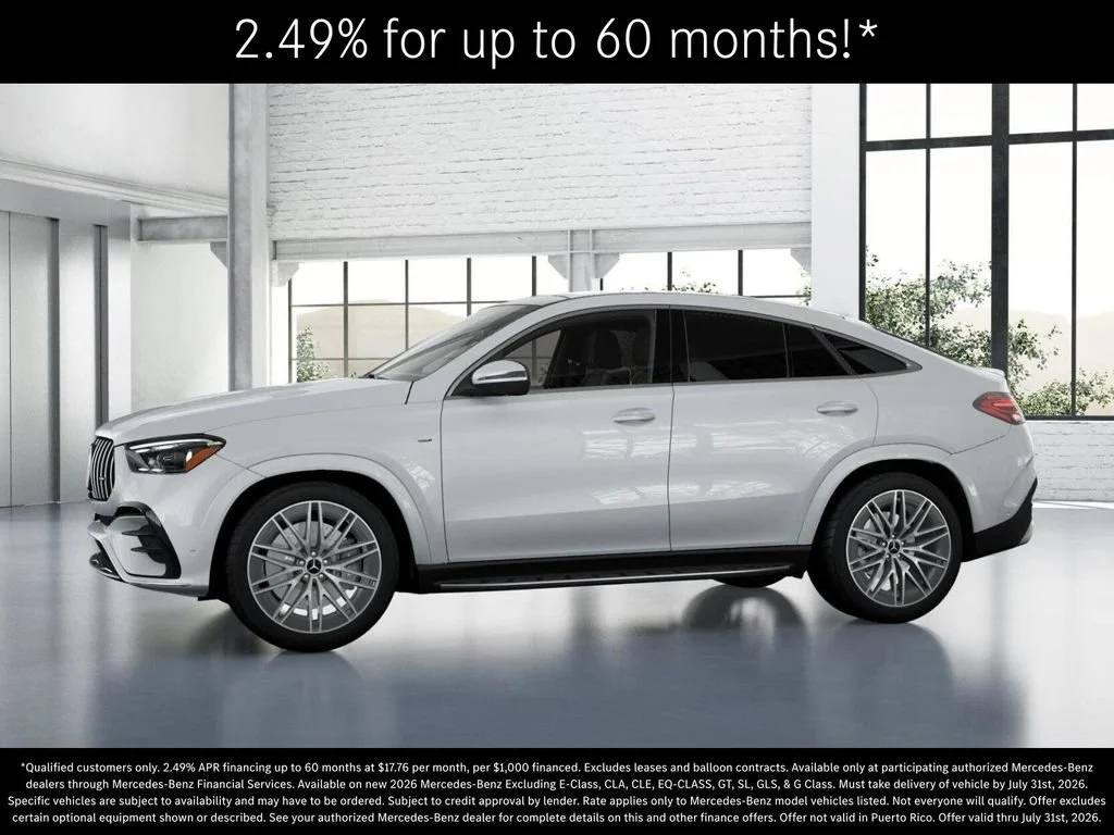 New 2026 MANUFAKTUR Moonlight White Metallic Mercedes-Benz AMG® GLE 53 4MATIC+ Coupe image 78