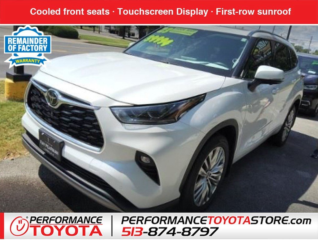 Used 2023 Pearl Toyota Platinum image 1