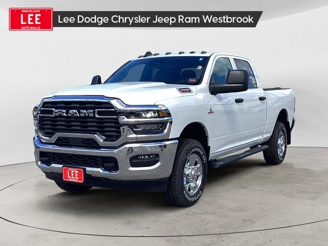 New 2026 Bright White Clearcoat Ram TRADESMAN CREW CAB 4X4 6