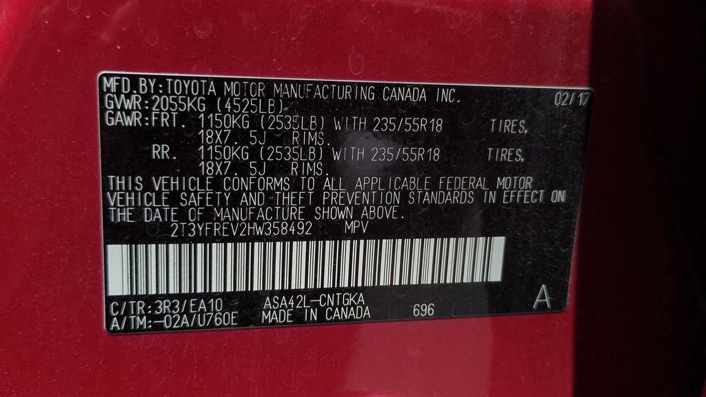 Used 2017 Red Toyota Limited image 25