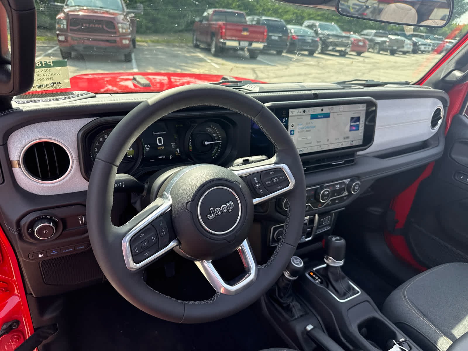 Used 2025 Firecracker Red Clearcoat Jeep Sahara image 14