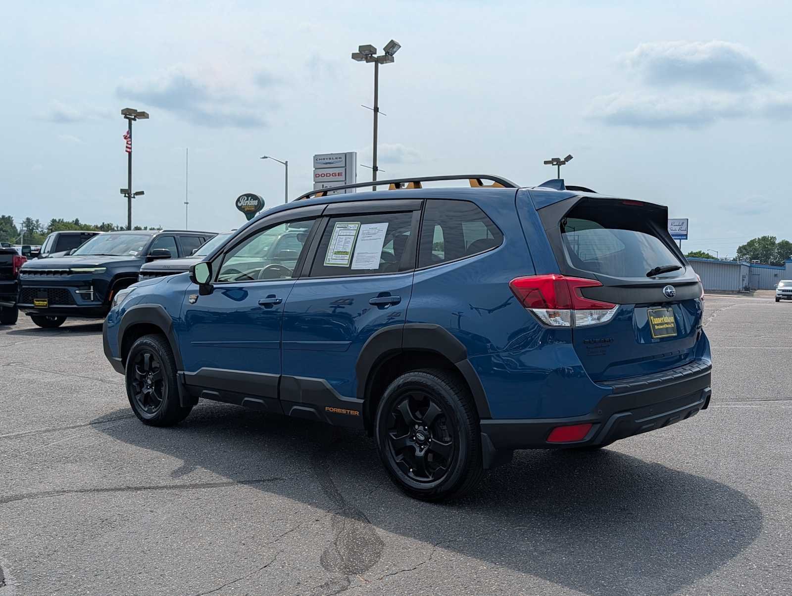 Used 2022 Geyser Blue Subaru Wilderness image 5