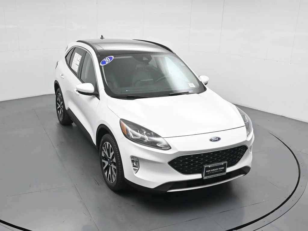 Certified Used 2020 White Ford SEL image 37
