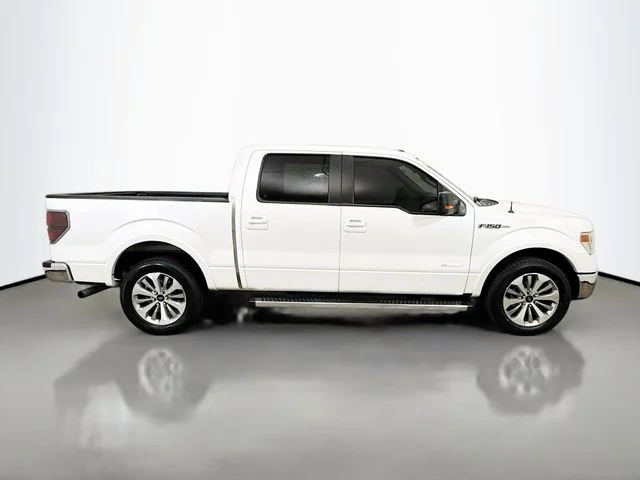 Used 2014 White Platinum Clearcoat Metallic Ford Lariat image 8