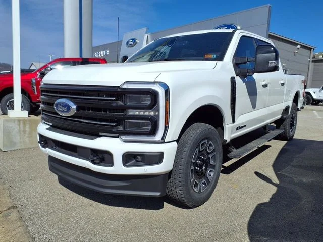 New 2025 Star White Metallic Tri-Coat Ford F-350® Platinum® image 2