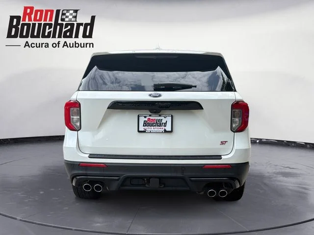 Used 2021 Star White Metallic Tri-Coat Ford ST image 3