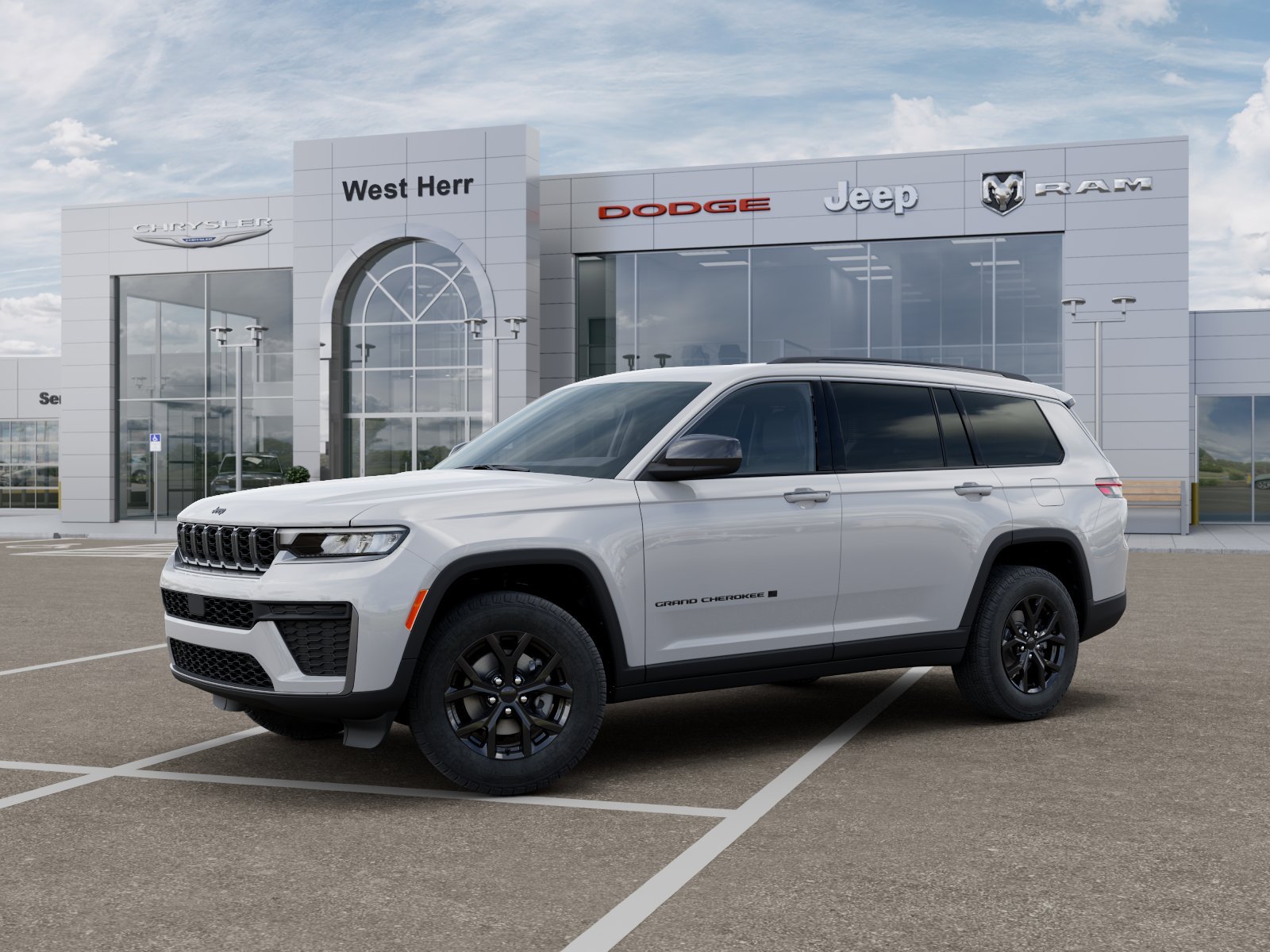 New 2026 Bright White Clear-Coat Exterior Paint Jeep GRAND CHEROKEE L LAREDO ALTITU image 28