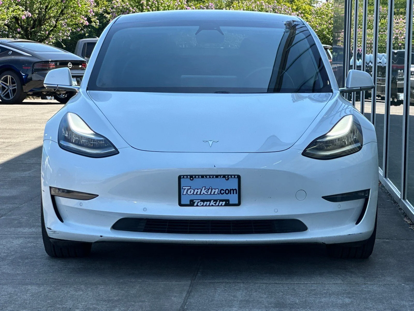 Used 2020 Pearl White Multi-Coat Tesla Long Range image 8