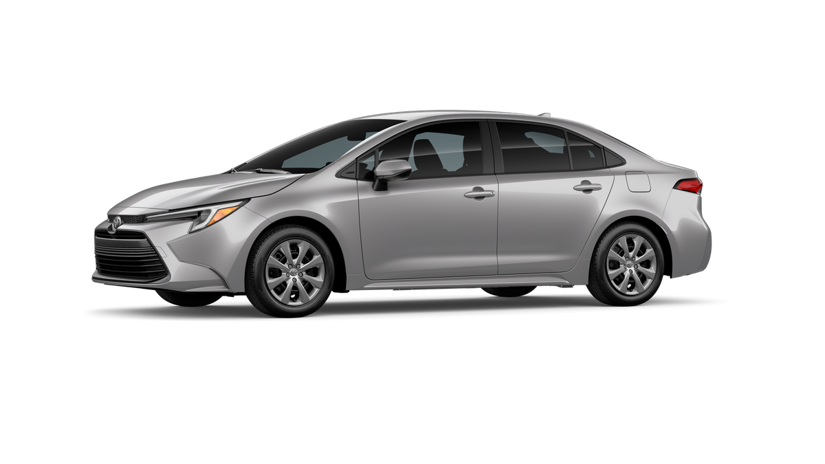 New 2026 Classic Silver Metallic Toyota Hybrid LE image 3