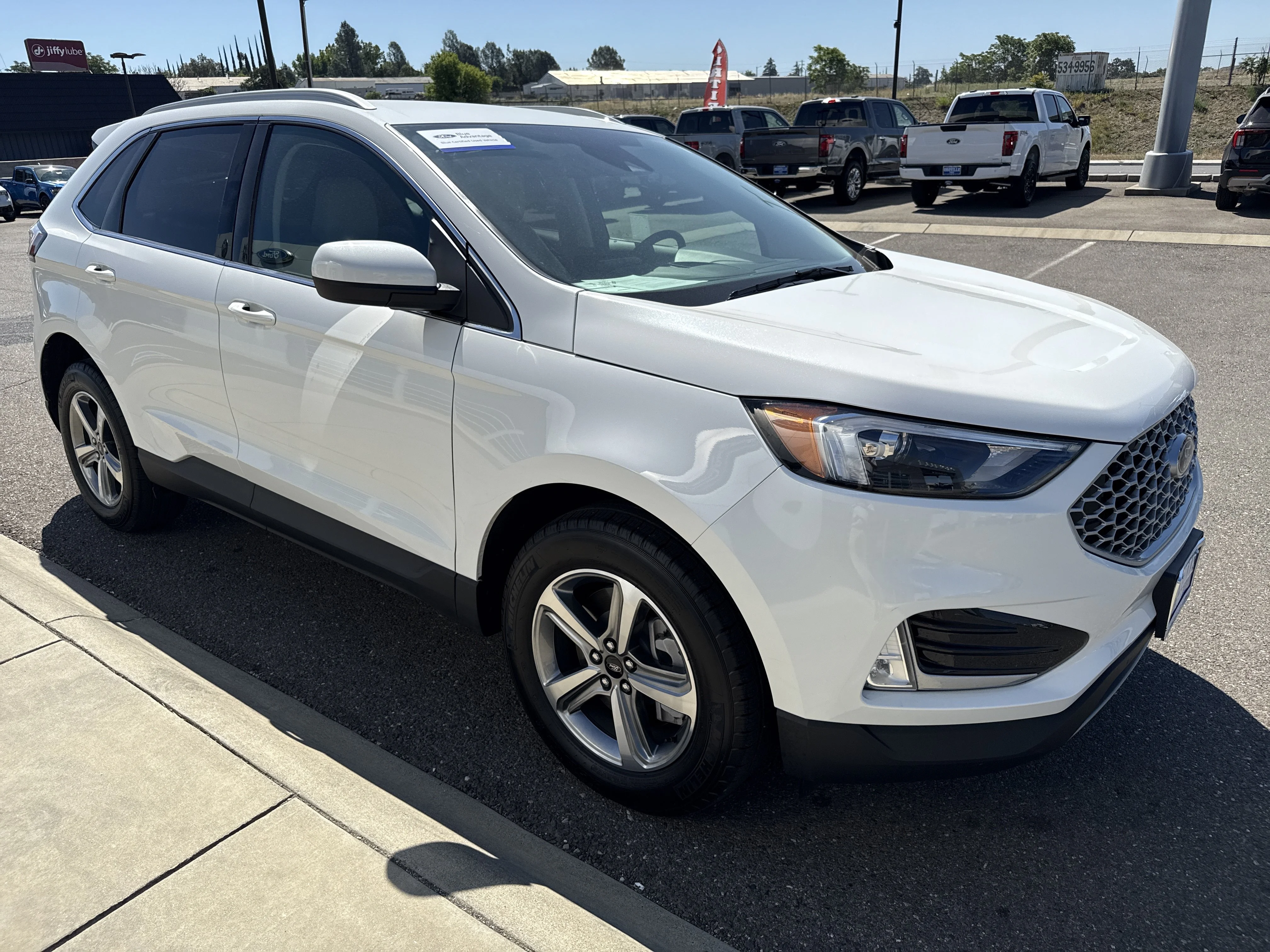 Used 2024 Star White Metallic Tri-Coat Ford SEL image 7