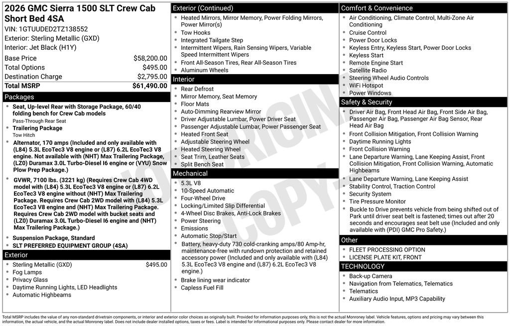 Used 2026 Silver GMC SLT image 6