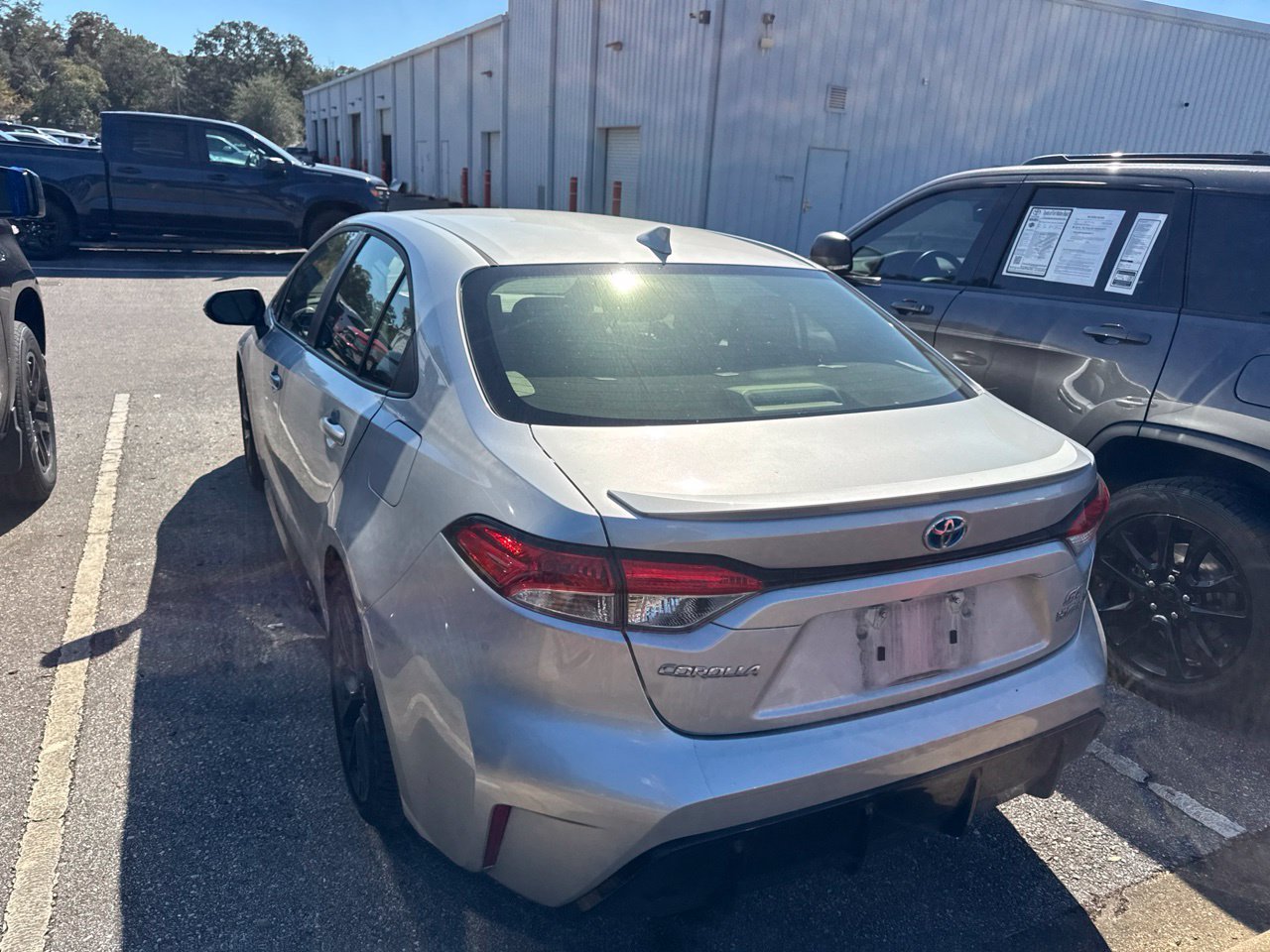 Used 2024 Silver Toyota SE image 7